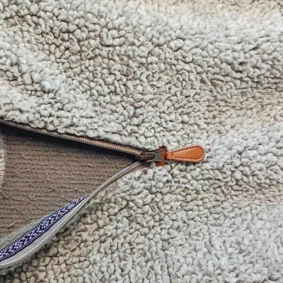 🏷5/25 Warm Fuzzy Grey Zip Up Pullover box 26 - Picture 3 of 13